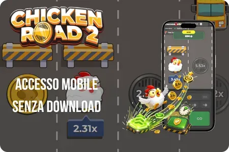 Chicken Road 2 App avviata dal browser mobile su smartphone in Italia